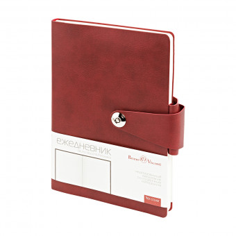 Ежедневник А5 136л недатированный "Primavera", бордовый, BV/3-536/09 (20)