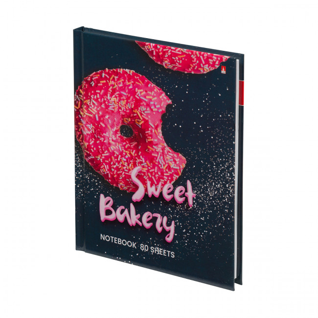 Блокнот А6 80л клетка "Донат рулит!", твёрдая обложка, BV/3-80-005/36 (24)