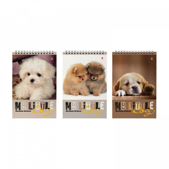 Блокнот А5 40л клетка "Собаки", 3 вида ассорти, BV/3-40-509 (50) Блокнот А5 40л клетка "Собаки", 3 вида ассорти, BV/3-40-509 (50)