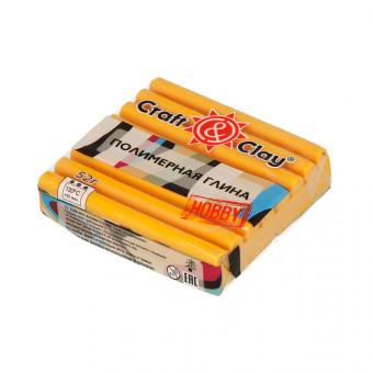 Полимерная глина 52г, 1006 желтый, Craft&Clay/CCH 1006