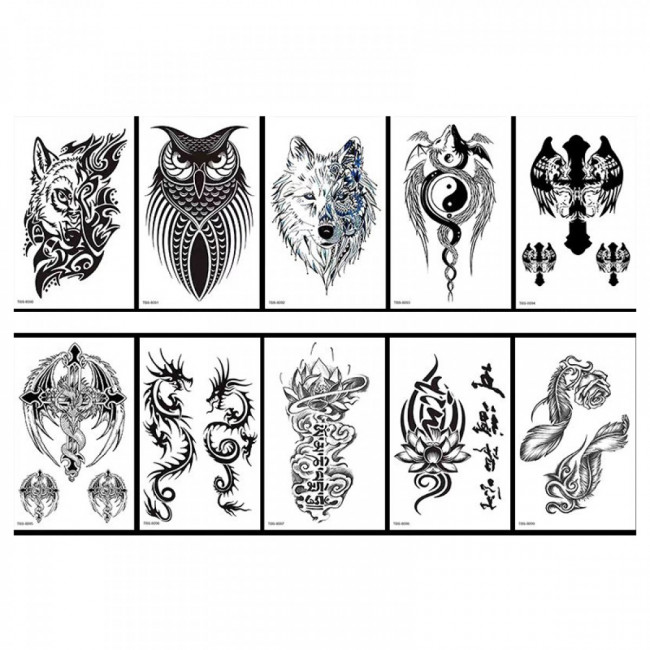 Тату-наклейка-флэш 120*190мм, MAYLOTT/TBS809099 (10)