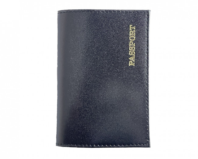 Обложка на паспорт WENZER OFFiCE, Passport из натур.кожи мал ф/з, черный