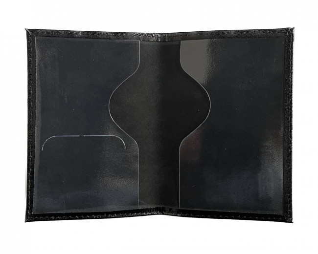 Обложка на паспорт WENZER OFFiCE, Passport из натур.кожи мал ф/з, черный