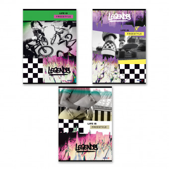 Тетрадь А4 48л клетка скоба "Точка опоры" "Светоч" (6)