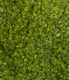 Бисер "ASMAR" размер №8, вес: 450 г, салатовый матовый