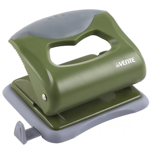 Дырокол 20л "Marandi" пластиковый, с линейкой, фисташковый, deVENTE/4020201