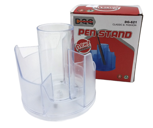 Подставка для канцелярских мелочей DB-804 "Органайзер" 11х11см, пластик, 6 отделений, цвета ассорти, в к/к DG-621 (1/96)