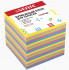 Куб бумажный для записей 90x90 мм, 870 листов, 5 неоновых цветов, 20 слоев, непроклеенный, офсет 80 г/м², deVENTE