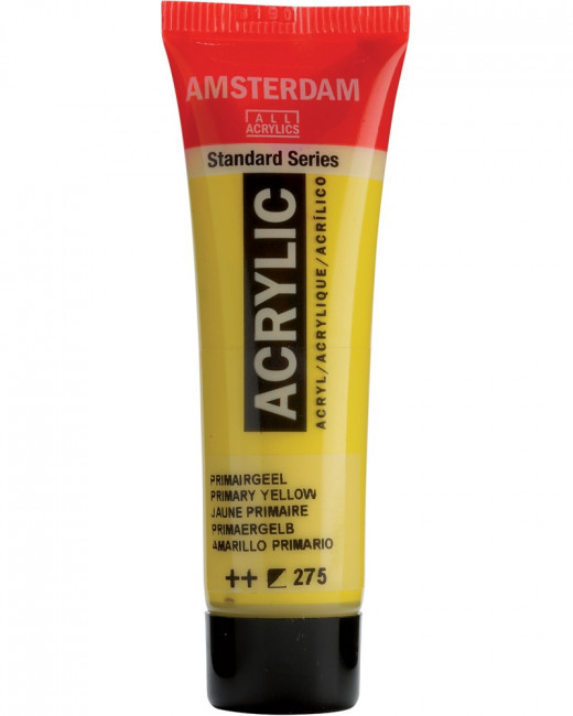 Краска акриловая Amsterdam туба 20мл №275 Жёлтый основной