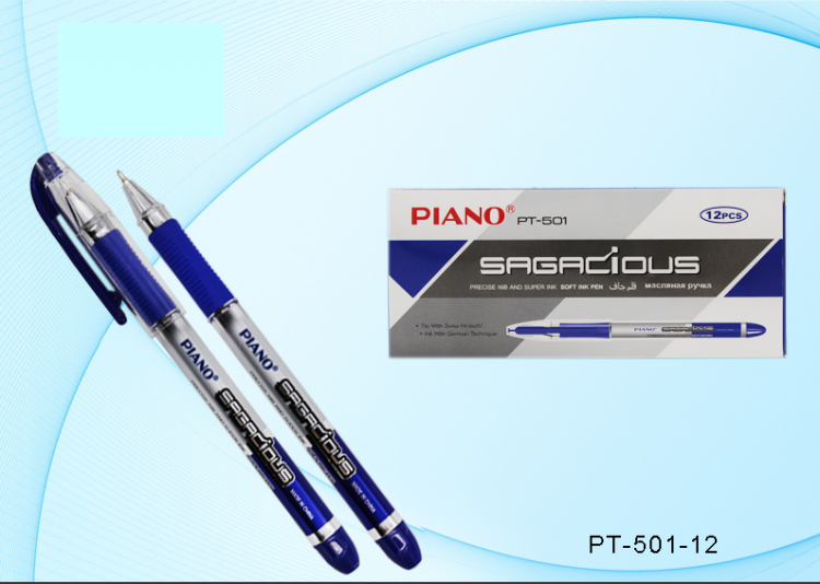 501 декабрь. Ручка шариковая Piano РТ-501 Sagacious. Ручка pt-501. Ручка Piano-350. Синяя ручка с серебристым наконечником
