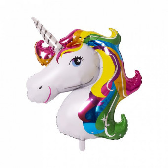 Шар ФИГУРА/8" Единорог 20 см (топпер) /К