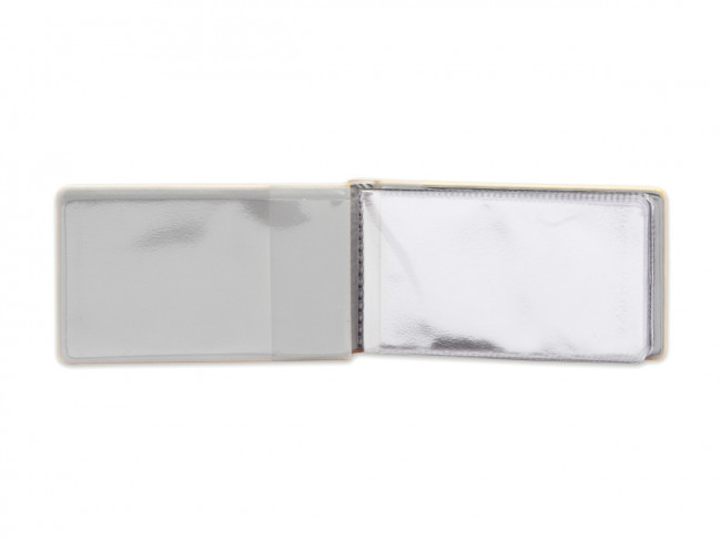 Визитница 20л на 40 карт "Стандарт" горизонтальная, мягкая "экокожа", матовая сирень, MILAND/ВЦ-9781 Визитница 20л на 40 карт "Стандарт" горизонтальная, мягкая "экокожа", матовая сирень, MILAND/ВЦ-9781