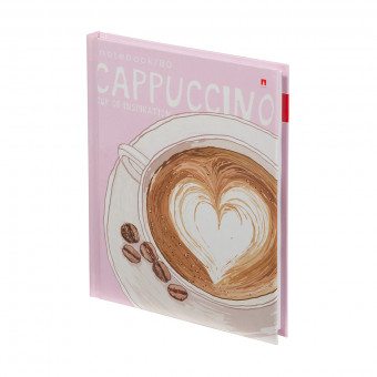 Блокнот А6 80л клетка "Счастье в кофе. Каппучино", твёрдая обложка, BV/3-80-005/38 (24)