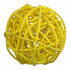 Шар декоративный d 5см из ротанга, №04 жёлтый, Blumentag/BRF-5 №04 (12)