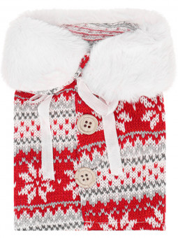 Чехол на бутылку 21*13см "Новогоднее настроение", MILAND/ЧБ-4080