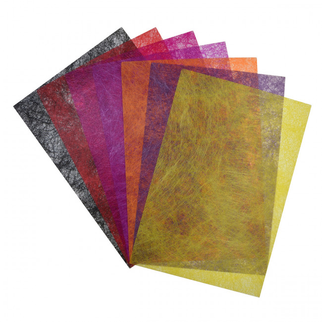 Декоративная паутинка А4 7цв 7л, базовые цвета, BV/11-407-272