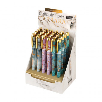 Ручка шариковая 0,38мм синяя "Carrara. Bright", BV/20-0204/62 (24)