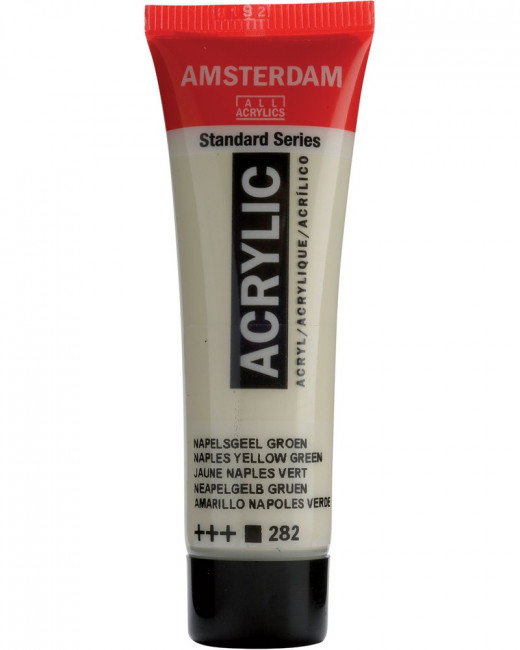 Краска акриловая Amsterdam туба 20мл №282 Желто-зеленый неаполитанский