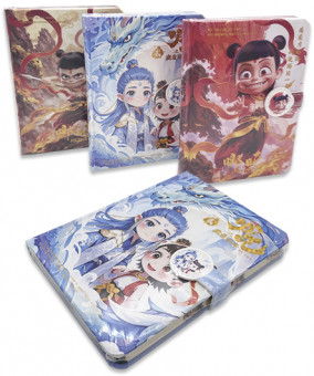 Зап.книжка  А6 80л. DL-39 "Стихия" 10,8х14,5см, твердая обложка, цветной блок, срез с рисунком, магнитная застежка, ассорти, в ПВХ пакете ZM64K-1426 (1/24/192)