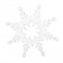 Заготовка d 150мм для декора "Снежинка- Зимнее шоу" пенополистирол, Love2art/DPZ-S №013 03