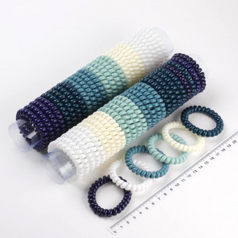 Резинки для волос спираль, 25шт, 23-118