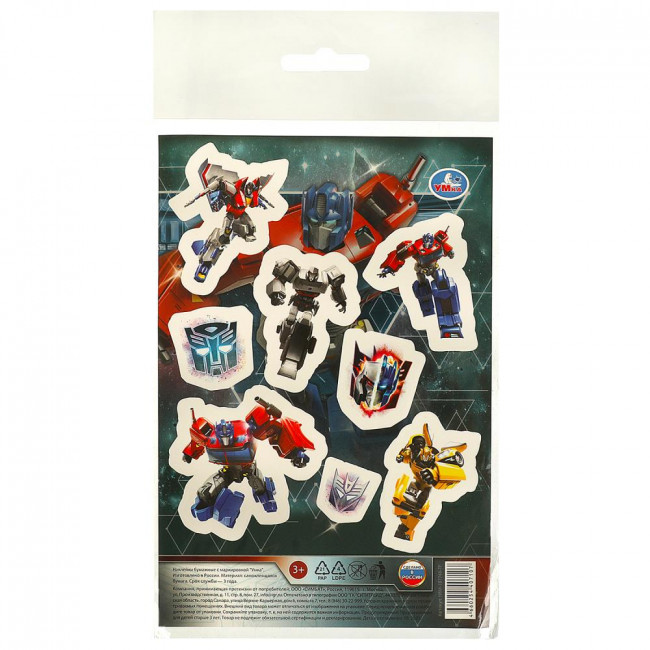 Наклейки «Роботы». Формат: 120*180мм, Умка