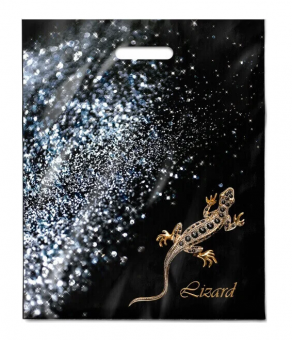 Пакет 38х47 ПВД "Ящерица" с вырубной ручкой (50/500)