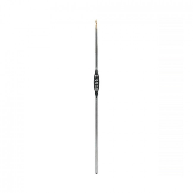 Набор крючков для вязания  d 1.05 - 2.0мм, сталь 12см, Gamma/MCH №0-11 (12/120)