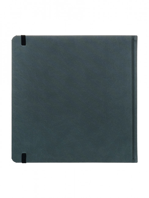 Скетчбук для маркеров  FL 190х190 48 л бумага 160  г/кв.м., тверд.перепл темно-сер, морск.волна