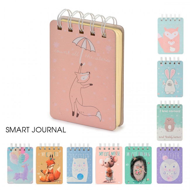 Блокнот А7 108л "Smart Journal", 10 видов ассорти, BV/3-559 (40) Блокнот А7 108л "Smart Journal", 10 видов ассорти, BV/3-559 (40)