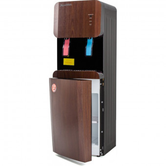 Кулер Aquawork 105 LDR напольный, электронное охлаждение, шкафчик, черный/венге