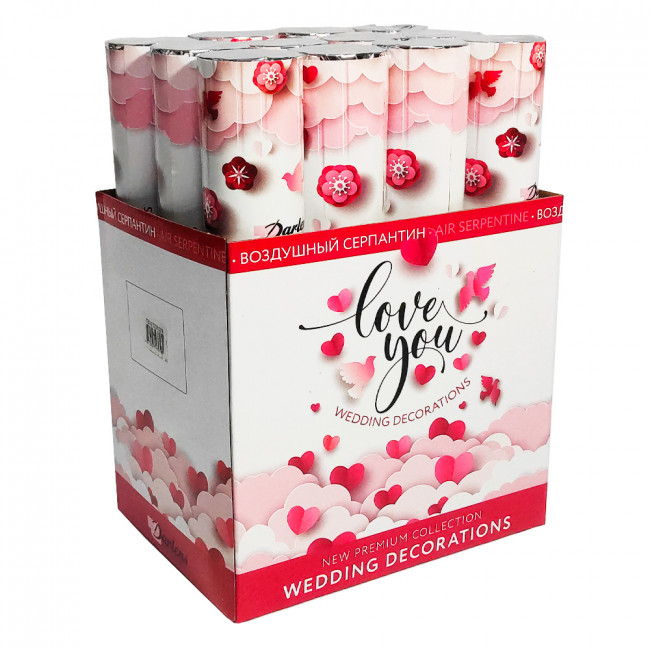 ХЛОПУШКА, DARLENS «СВАДЕБНАЯ», 30 СМ, DL-DRL03216 (12)