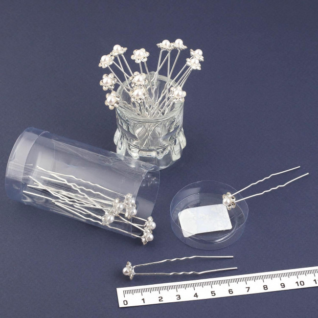 Шпильки для волос, 20шт, 100198-25