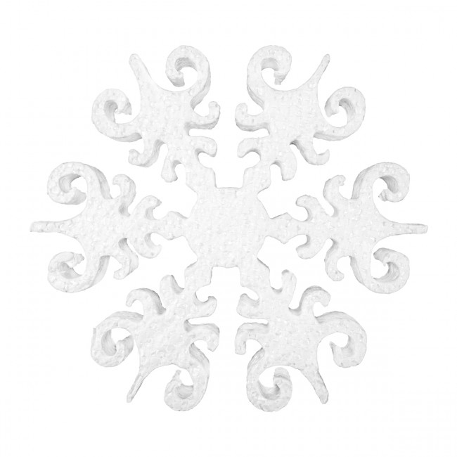 Заготовка d 150мм для декора "Снежинка- Северное сияние" пенополистирол, Love2art/DPZ-S №013 05