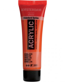 Краска акриловая Amsterdam туба 20мл №311 Киноварь