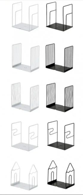 Подставка  для книг, металическая, черная/ MQ7701-7702-7703-7704-7705