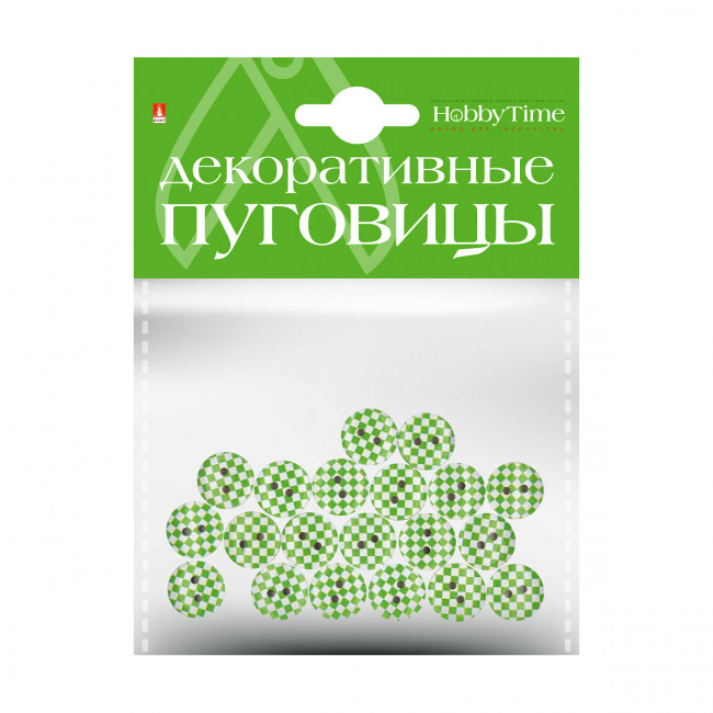 Декоративные пуговицы d 15мм "Шашечки", BV/2-179/06 Декоративные пуговицы d 15мм "Шашечки", BV/2-179/06