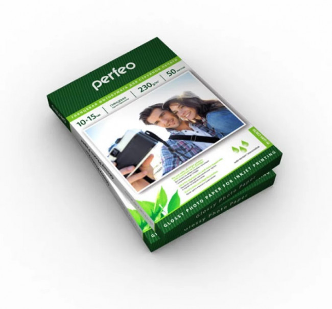 Фотобумага 10х15 230 г/м2 глянцевая 50л (PF-GLR4-230/50) (G02) Perfeo (40) Фотобумага 10х15 230 г/м2 глянцевая 50л (PF-GLR4-230/50) (G02) Perfeo (40)