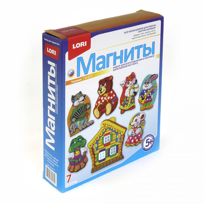 Фигурки на магнитах "Теремок", LORI/М-017