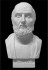 Бюст Гиппократа 12*10*20см, гипс, 10-127