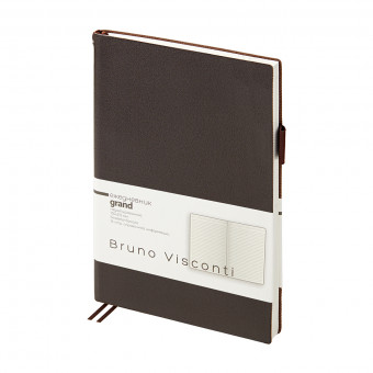 Ежедневник недатированный А5 128л "Grand", коричневый, BV/3-774/02 (20)