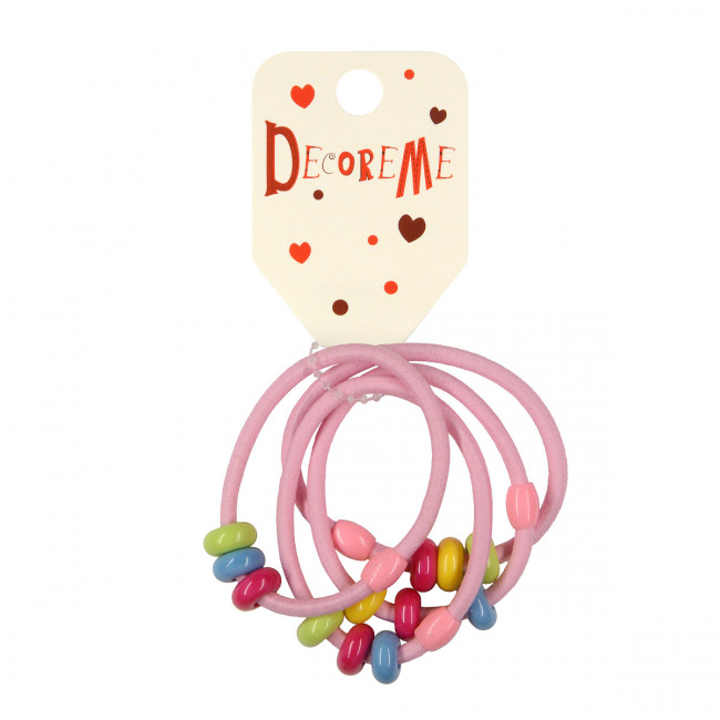 Набор резинок для волос, 4шт, BV/2-712/350 (12)