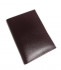 Обложка на автодокументы+паспорт  WENZER OFFiCE из натуральной кожи "спилок", с отделом для визиток, бордовый