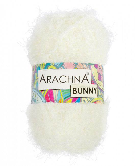 Пряжа ARACHNA "BUNNY"   100% микрополиэстер   . х  100 г  110 м №73 молочный "BUNNY"