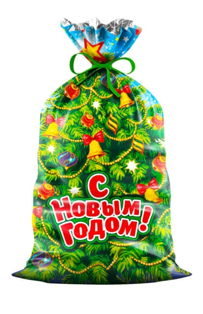 Пакеты полипропилен 30х50см "С наступающим, вас" (100)