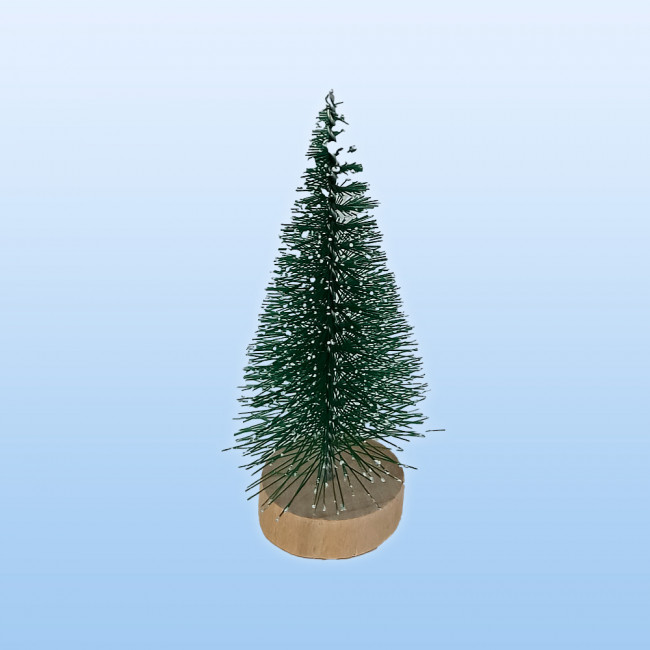 ДЕКОРАТИВНОЕ УКРАШЕНИЕ, ЕЛОЧКА, DARLENS, 8 СМ, ЗЕЛЕНАЯ, ПРИСЫПАНА СНЕГОМ (12)