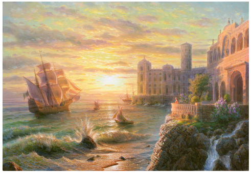 Пазл 1000 элемент "У моря" ФРЕЯ