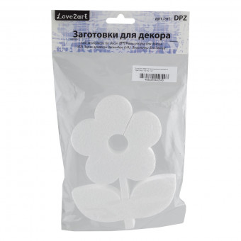 Заготовка для декорирования " Цветочек" 150мм 12 х2 х15см 1шт, №01, Love2art/DPZ-19