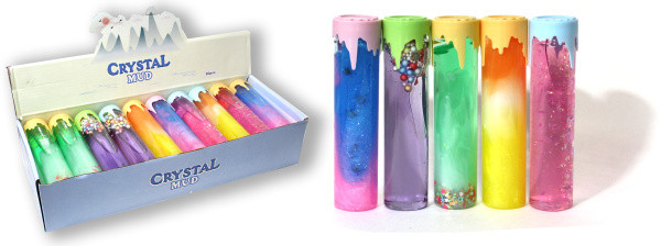 Слайм "Аквариум" цвета-ассорти Asmar (20/240)