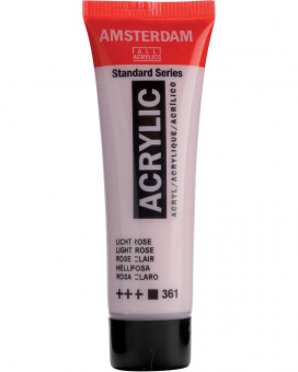 Краска акриловая Amsterdam туба 20мл №361 Розовый светлый